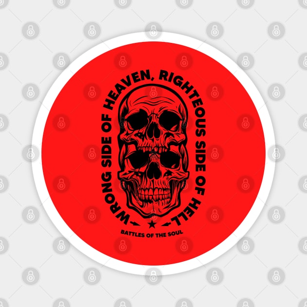 WRONG SIDE OF HEAVEN Magnet by artslaves